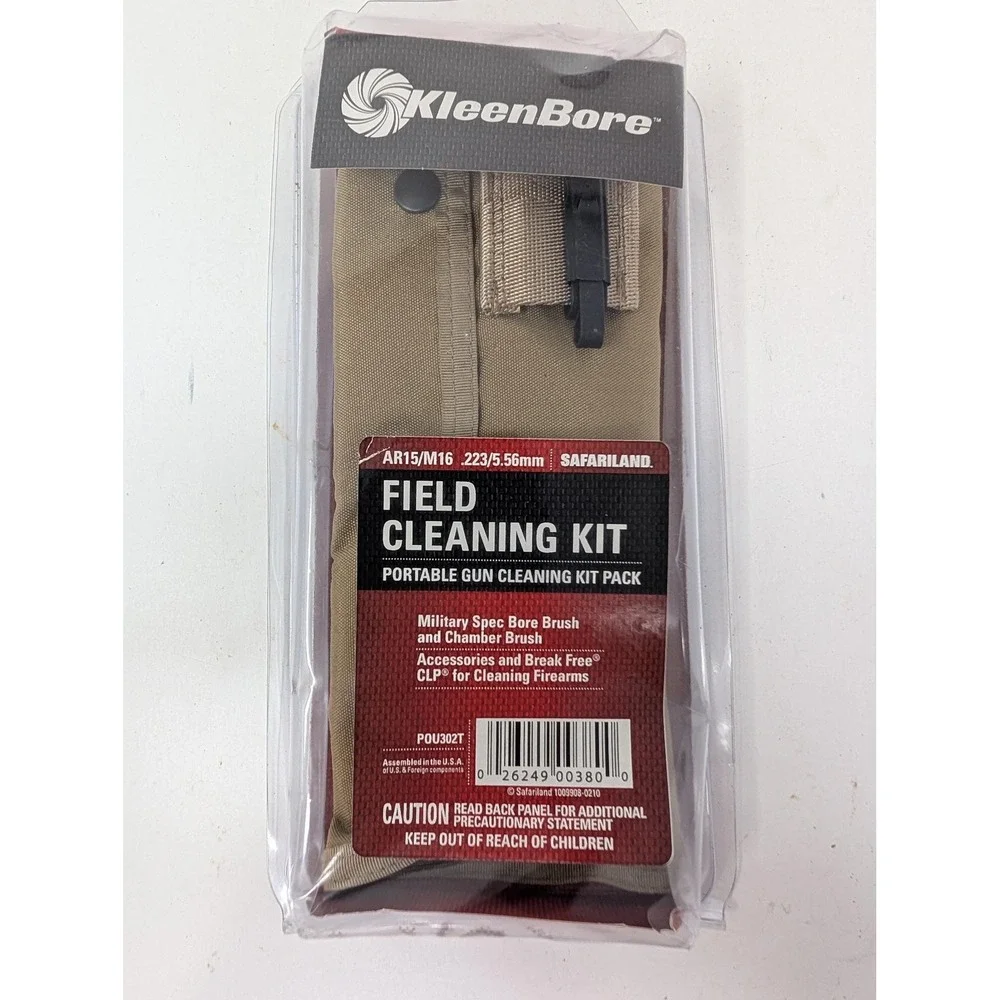 KleenBore Field Cleaning Kit .223 5.56mm Portable Safariland Tan